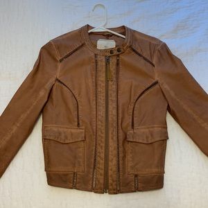 Hei Hei (Anthropologie) Vegan Leather Jacket. Size Small